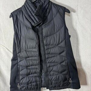 Michael Kors Quilted Down Vest – Black – Size L – Hood Missing